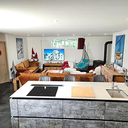 Les Fees Mer : Appart 150 M² Hypercentre Calme 10P Chamonix Exteriör bild