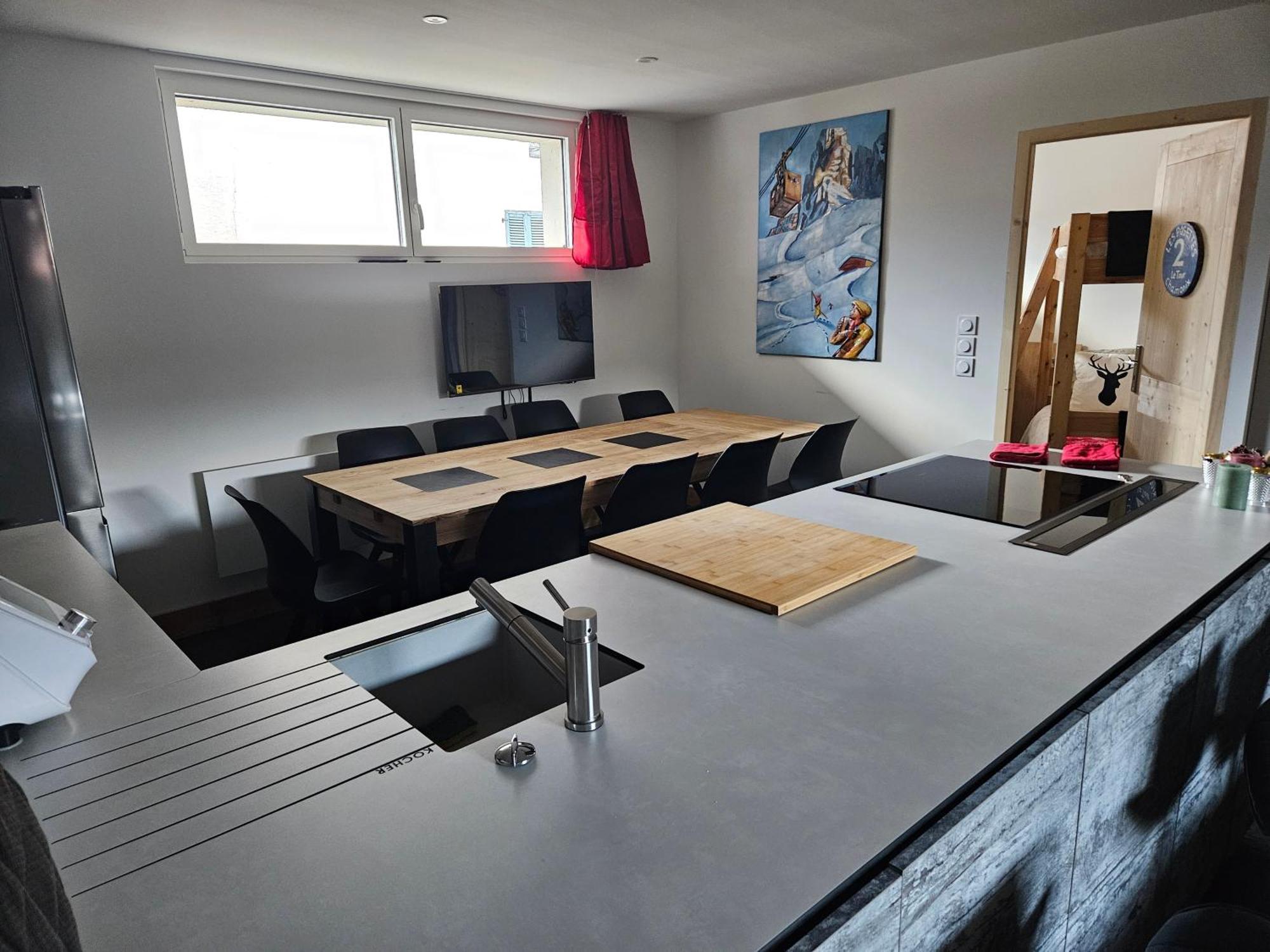 Les Fees Mer : Appart 150 M² Hypercentre Calme 10P Chamonix Exteriör bild