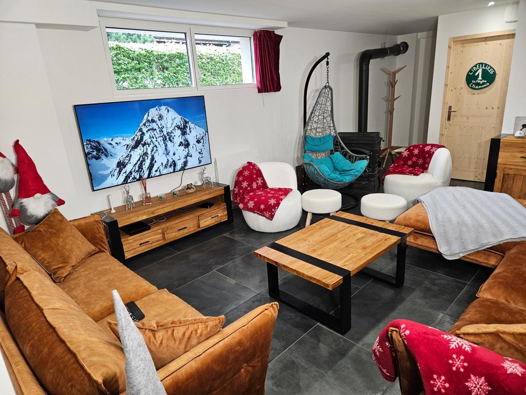 Les Fees Mer : Appart 150 M² Hypercentre Calme 10P Chamonix Exteriör bild